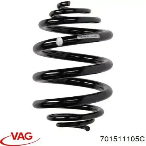 Пружини задні VAG 701511105C