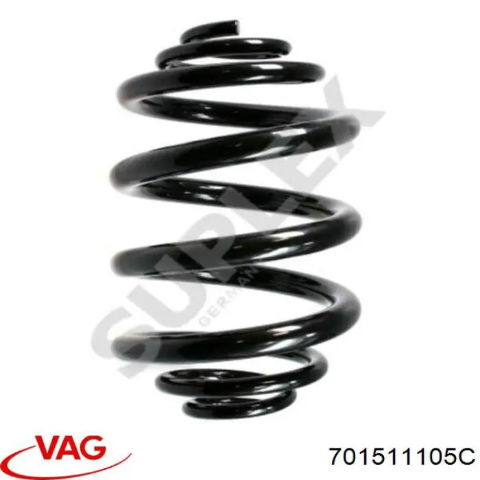 Купити 701511105C VAG Задні пружини