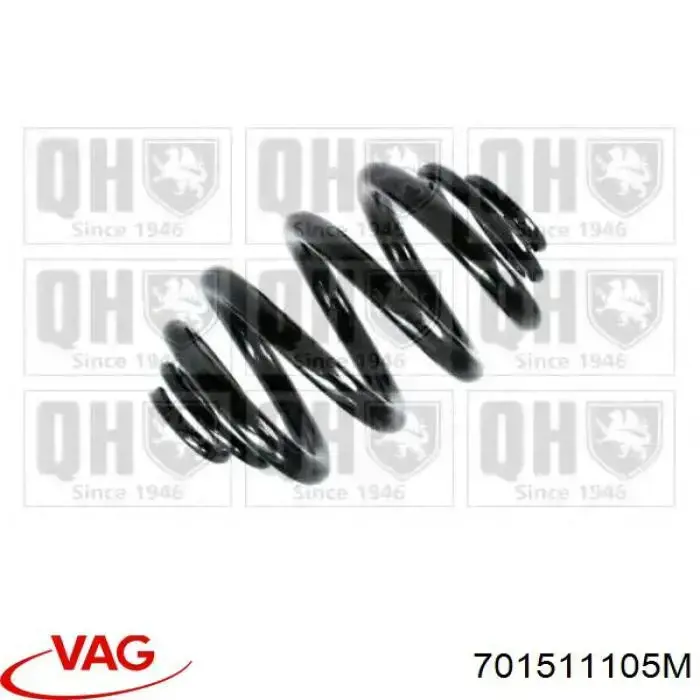 Задні пружини 701511105M VAG