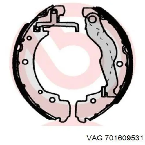 Колодки гальмові задні, барабанні VAG 701609531 ціна, від 33.38 USD
