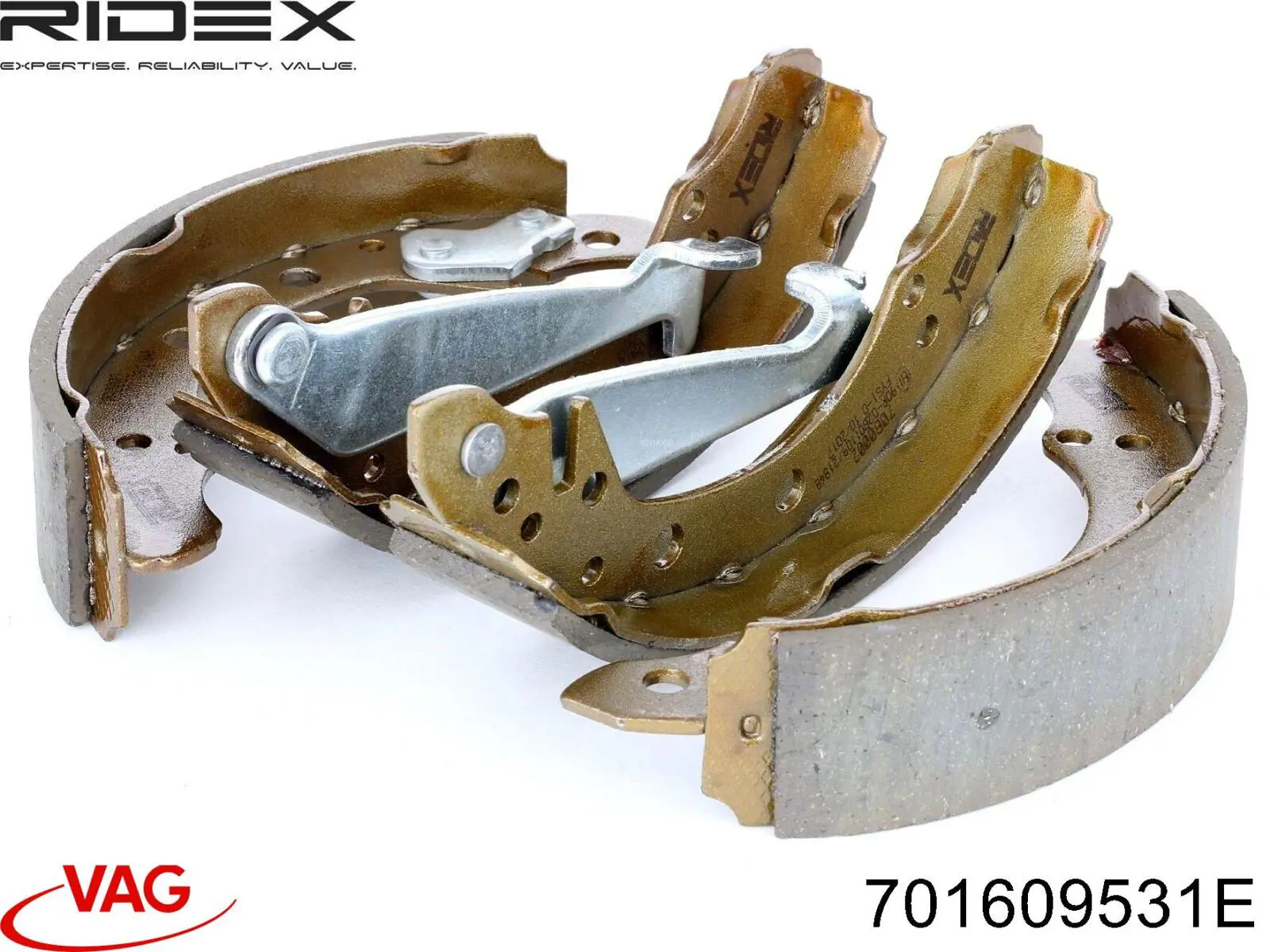 Колодки гальмові задні, барабанні VAG 701609531E ціна, від 32.87 USD