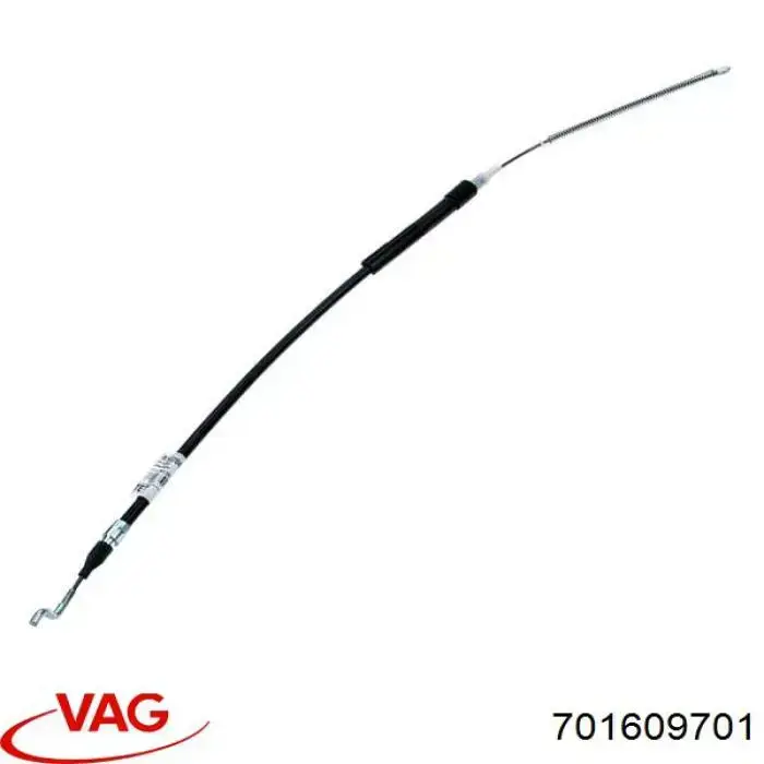 Трос ручного гальма задній, правий/лівий VAG 701609701 ціна, від 6.69 USD