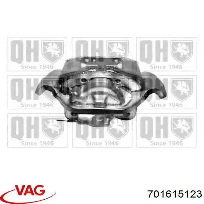Купити 701615123 VAG Супорт гальмівний передній лівий