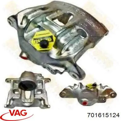 Супорт гальмівний передній правий VAG 701615124 ціна, від 44.49 USD