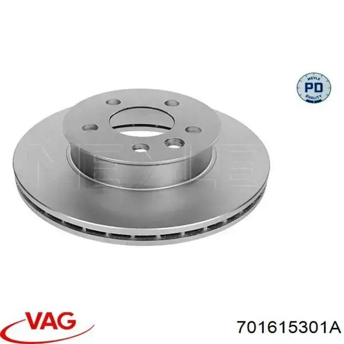 Диск переднього гальма VAG 701615301A ціна, від 27.75 USD