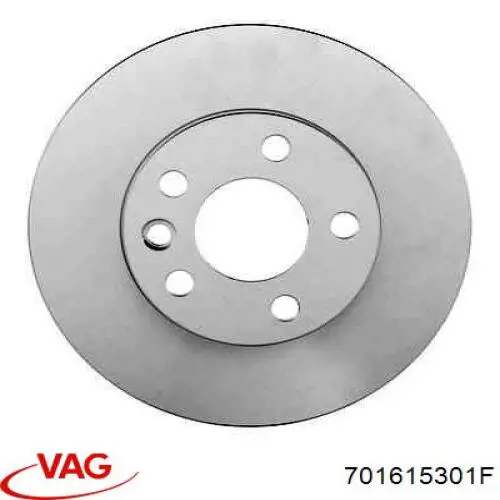 Диск переднього гальма VAG 701615301F ціна, від 36.59 USD