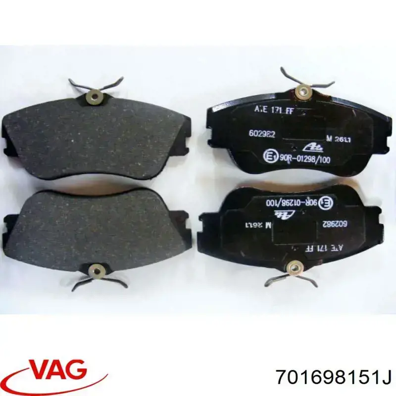 Гальмівні колодки VAG 701698151J ціна, від 20.36 USD