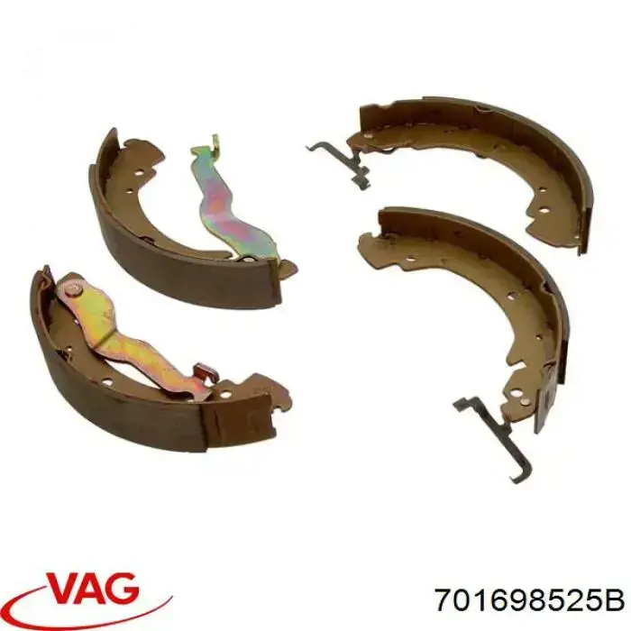 701698525B VAG Колодки гальмівні задні, барабанні