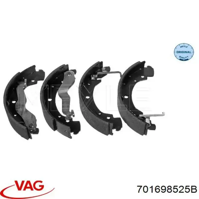 Колодки гальмові задні, барабанні VAG 701698525B ціна, від 32.65 USD