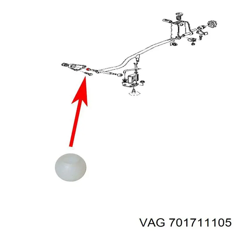  VAG 701711105B ціна, від 31.38 USD