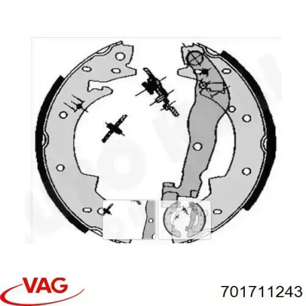 Купити 701711243 VAG Кронштейн куліси КПП