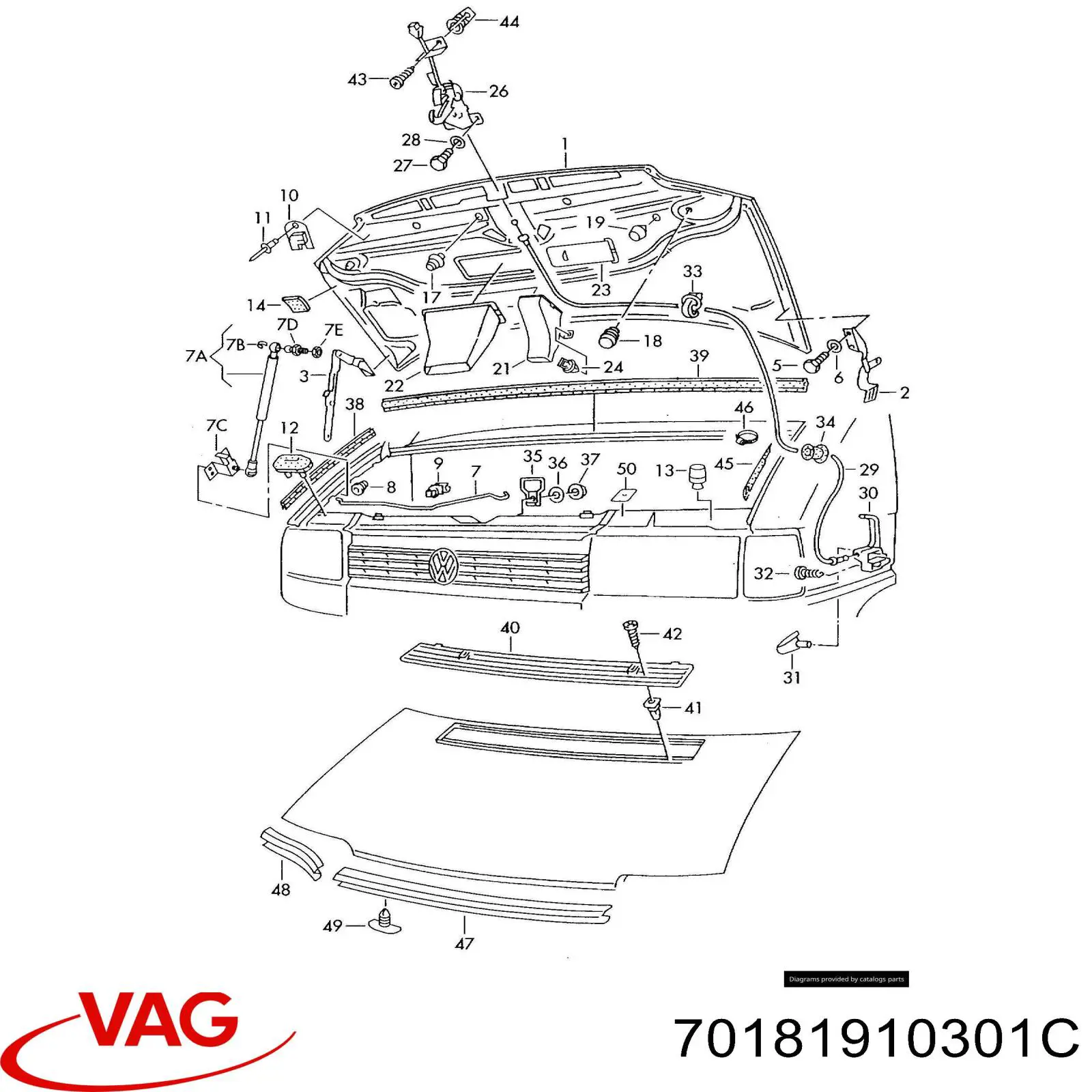  VAG 70181910301C ціна, від 9.83 USD