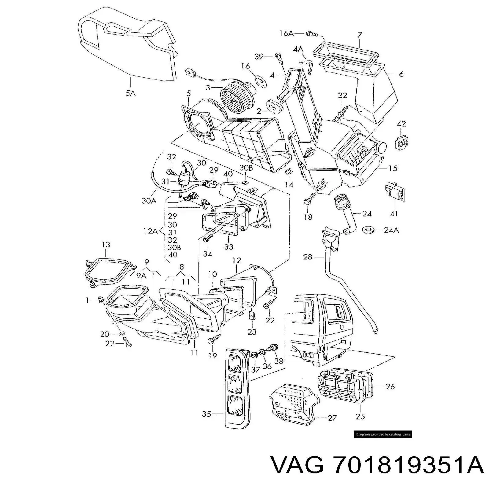  VAG 701819351A ціна, від 27.27 USD