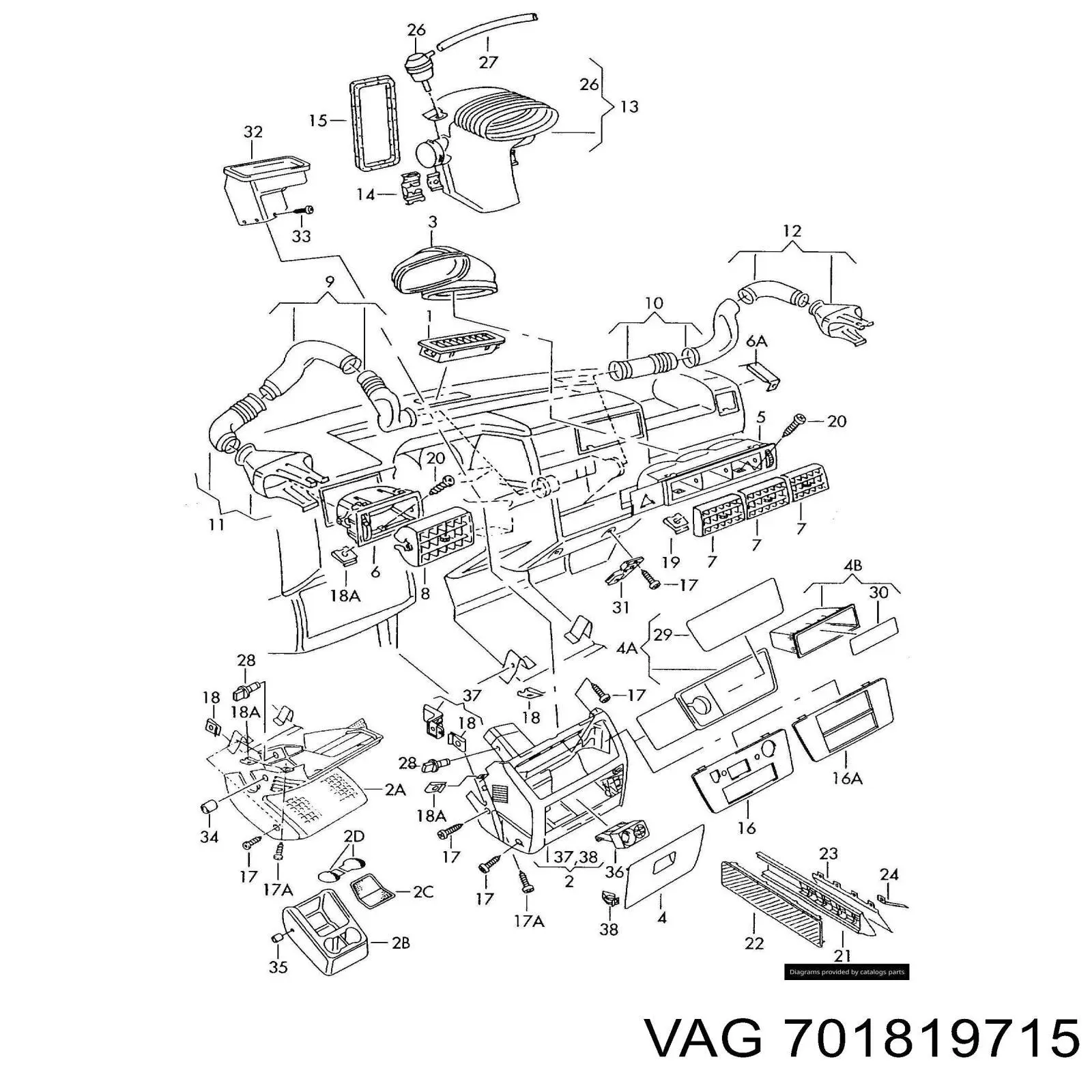  VAG 701819715 ціна, від 6.33 USD