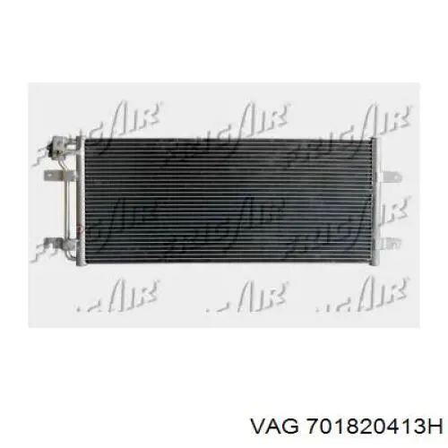 Конденсатор кондиціонера VAG 701820413H ціна, від 83.68 USD