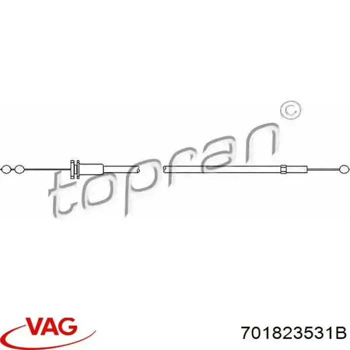 Трос капота AD550811 Adriauto
