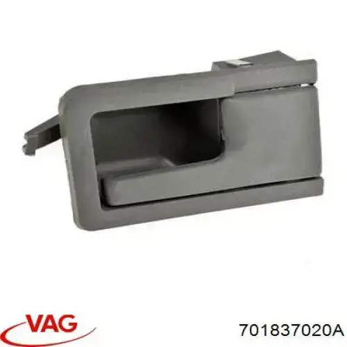 Ручка передньої двері внутрішня права VAG 701837020A ціна, від 6.20 USD