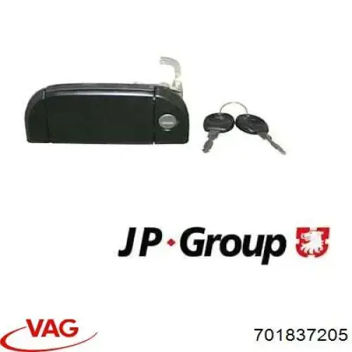 Ручка передньої двері зовнішня ліва VAG 701837205 ціна, від 20.17 USD