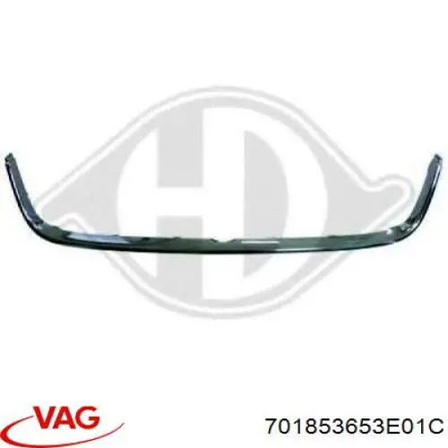 Купити 701853653E01C VAG Захисна решітка радіатора