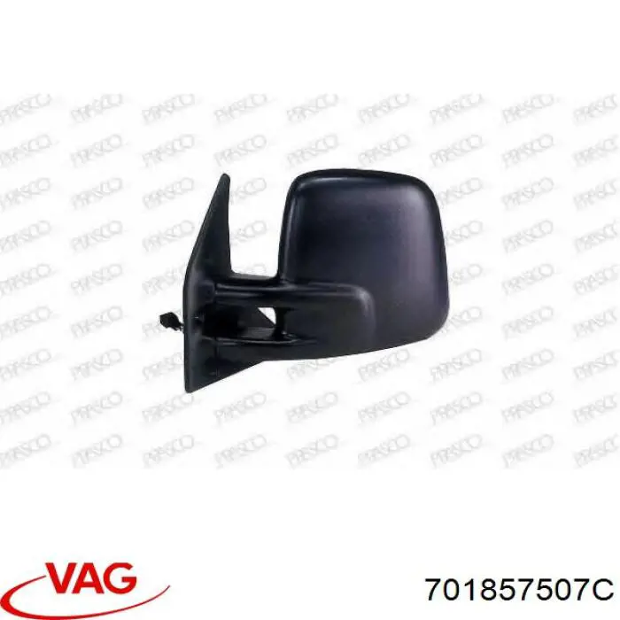 Ліве бічне дзеркало VAG 701857507C