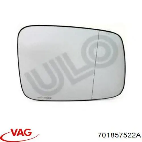 Скло дзеркала заднього виду, лівого VAG 701857522A ціна, від 8.22 USD