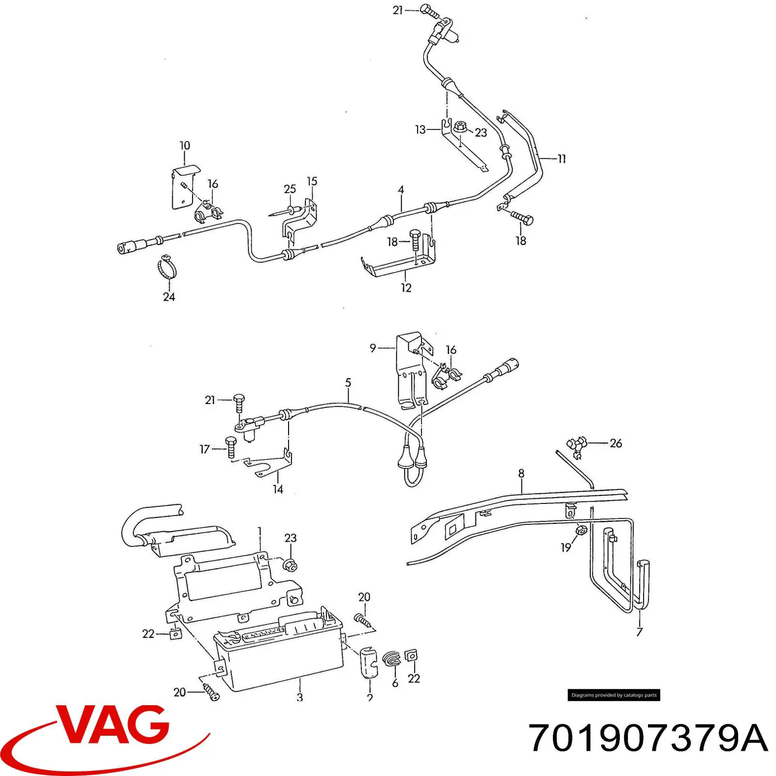  VAG 701907379A ціна, від 18.02 USD