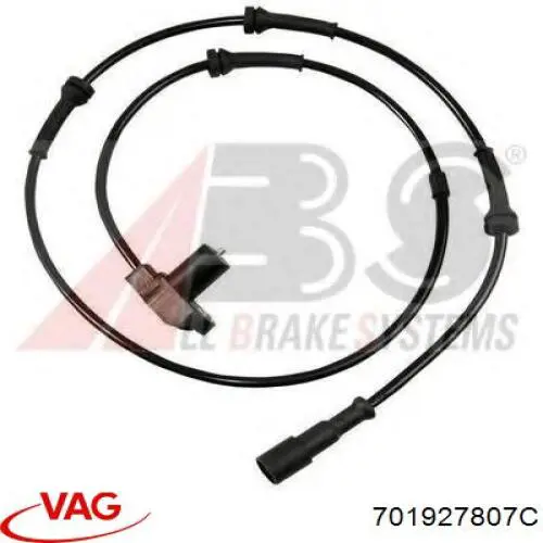 701927807C VAG Датчик АБС (ABS) задній