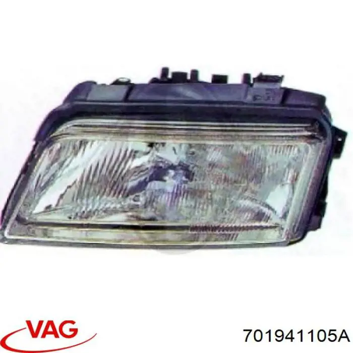 Купити 701941105A VAG Скло фари лівої