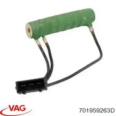 Резистор моторчика вентилятора A/C VAG 701959263D ціна, від 12.69 USD