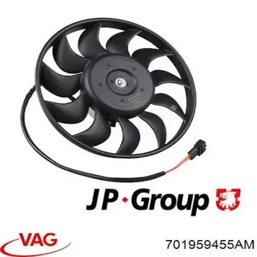 Купити 701959455AM VAG Вентилятор/крильчатка радіатора охолодження