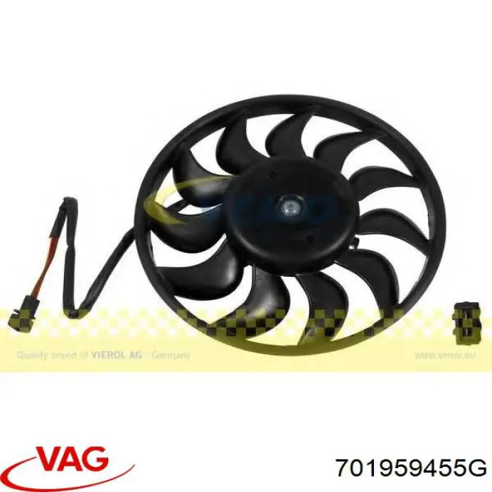 701959455G VAG Вентилятор / крильчатка радіатора охолодження