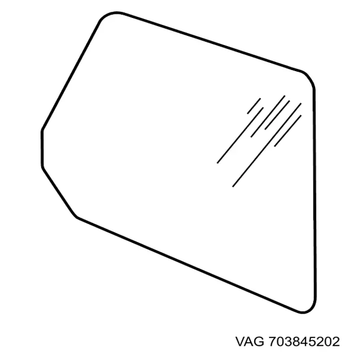 Скло передньої правої двері VAG 703845202 ціна, від 22.27 USD