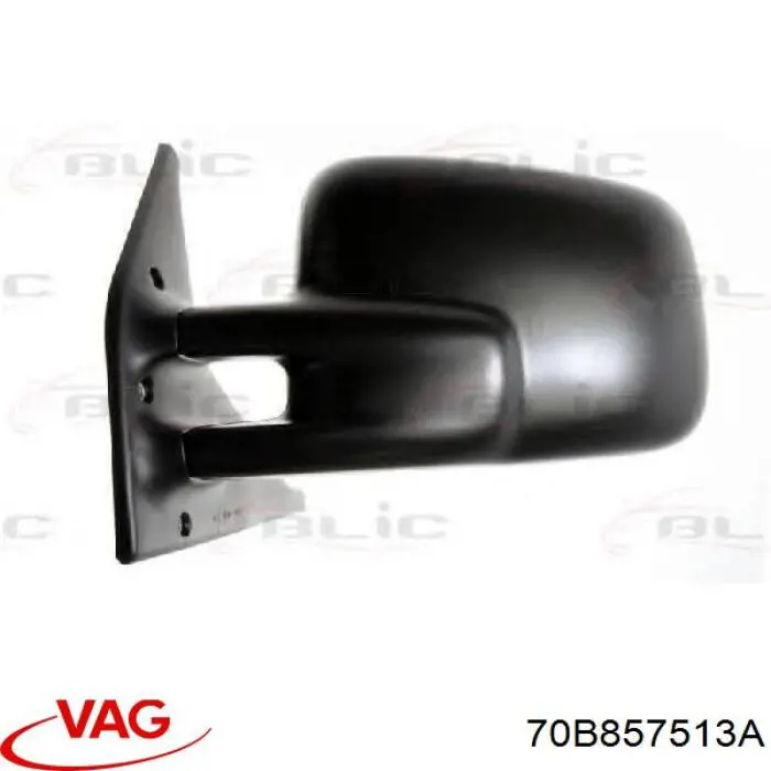 70B857513A VAG Дзеркало заднього виду, ліве