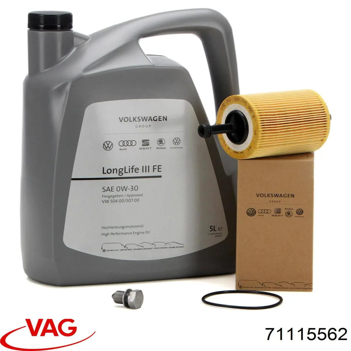 Масляний фільтр двигуна VAG 71115562 ціна, від 5.06 USD