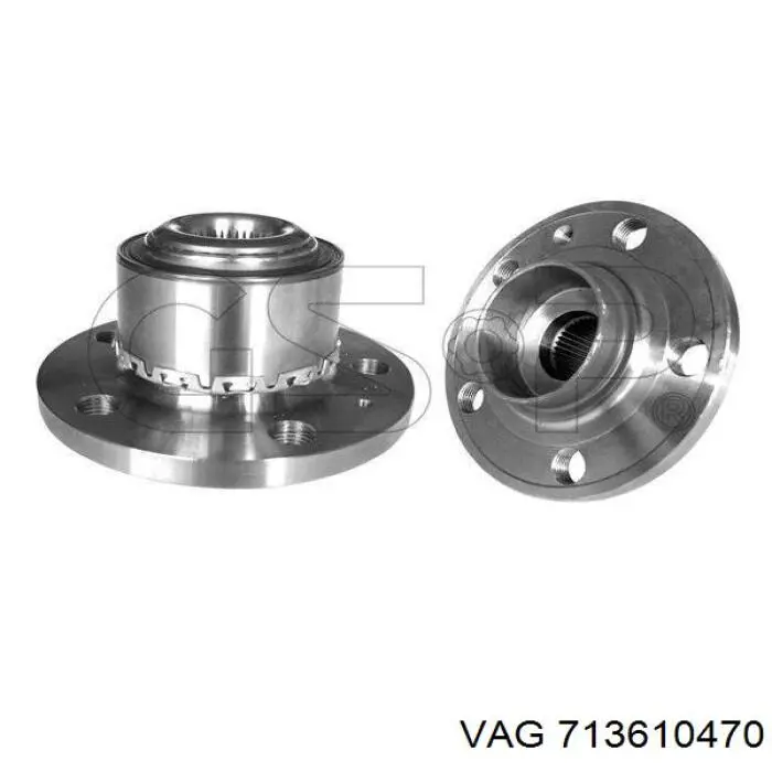 Маточина колеса передня VAG 713610470 ціна, від 38.11 USD