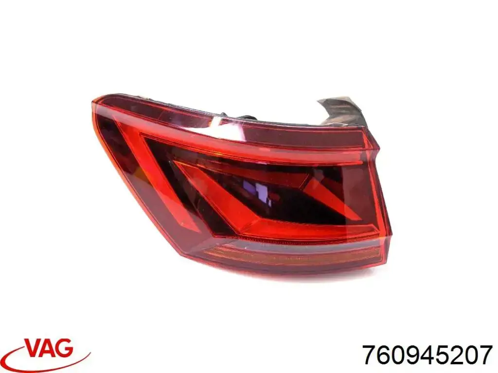 Задня ліва зовнішня фара VAG 760945207 ціна, від 280.51 USD