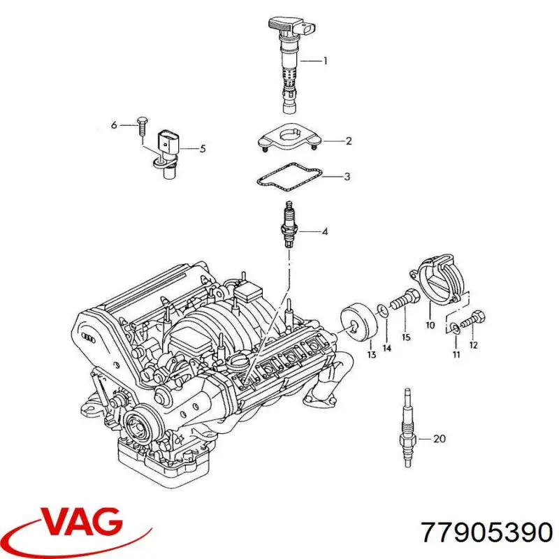 Купити 77905390 VAG 