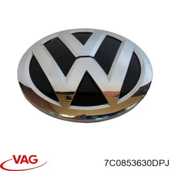 7C0853630DPJ VAG Емблема кришки багажника, фірмовий значок