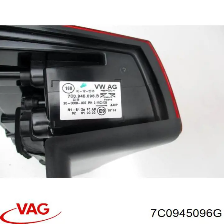 Задня права фара 3945046 Autotechteile