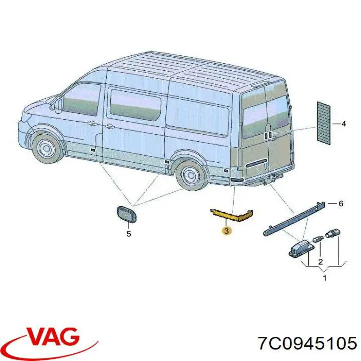 Катафот (відбивач) заднього бампера Signeda ZVG1660L ціна, від 27.61 USD
