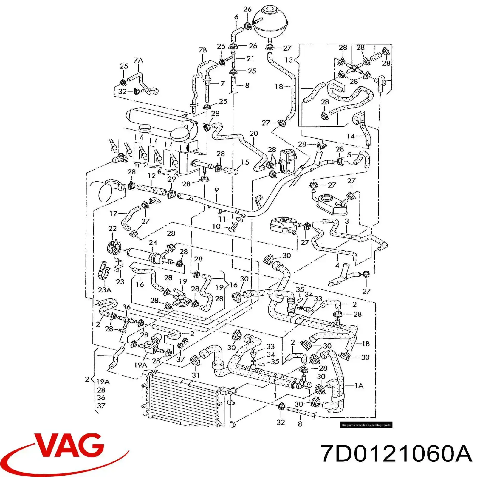  VAG 7D0121060A ціна, від 6.33 USD