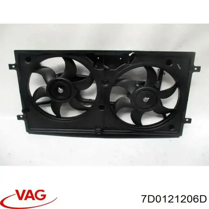 7D0121206D VAG Електровентилятор радіатора