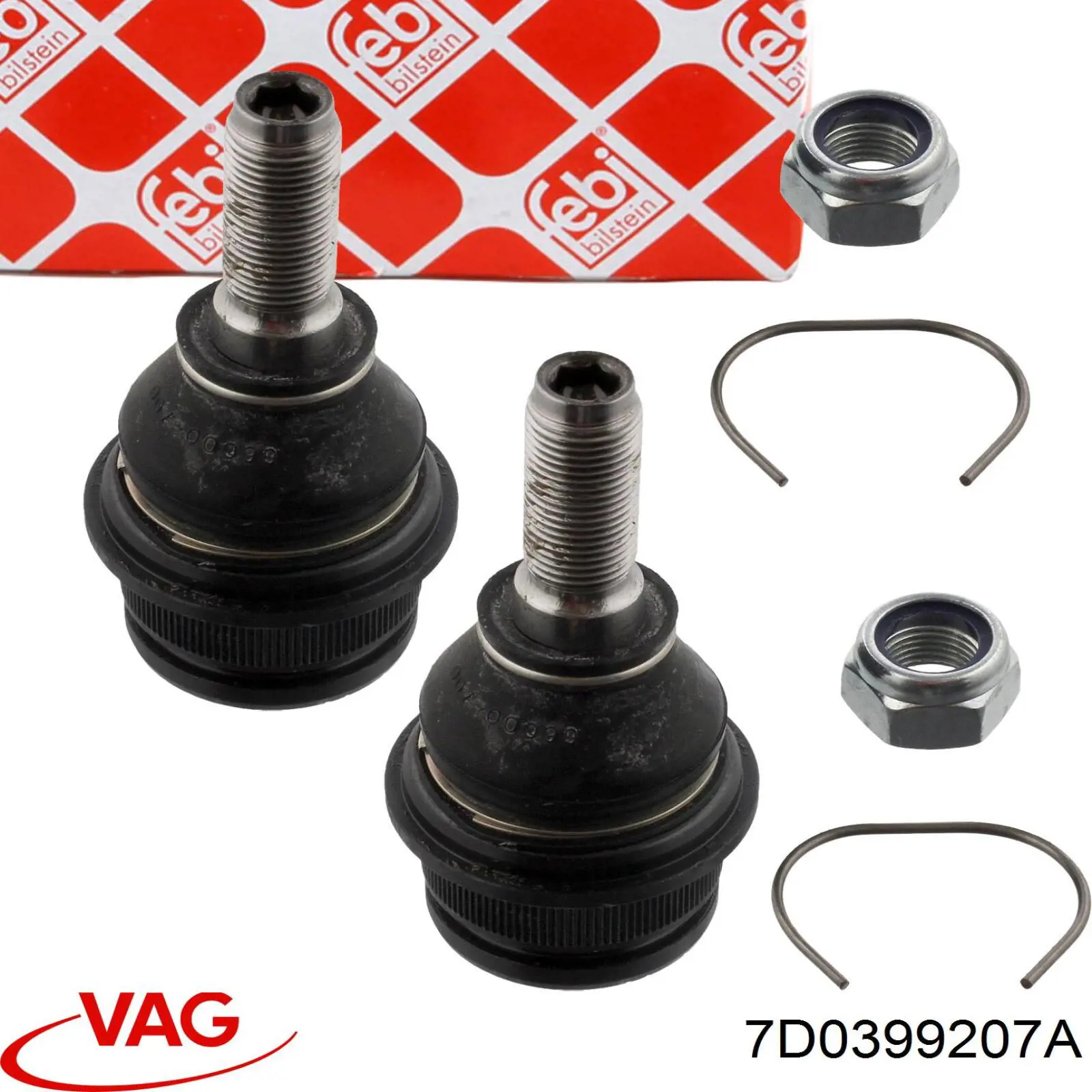 Купити 7D0399207A VAG Подушка (опора) двигуна, ліва