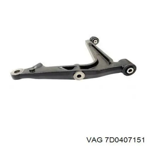 Купити 7D0407151 VAG Лівий важіль передній нижній підвіски