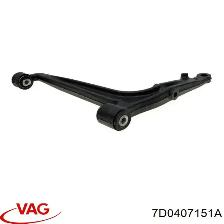 Купити 7D0407151A VAG Лівий важіль передній нижній підвіски