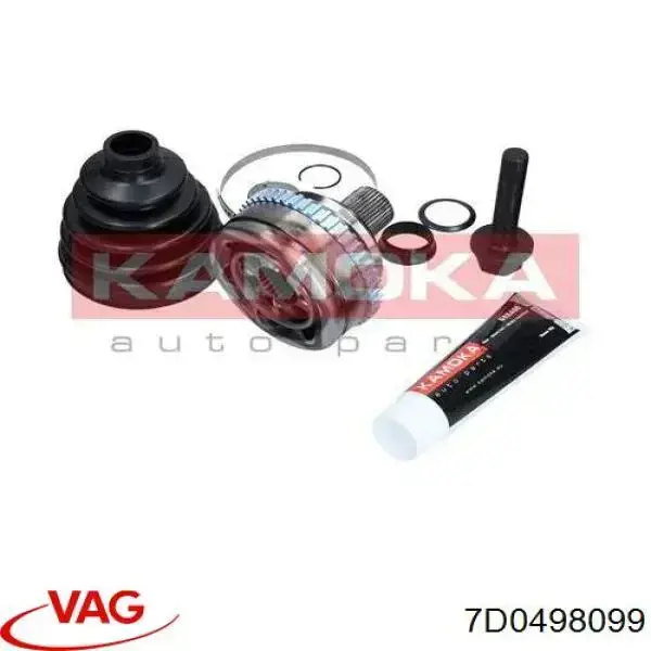 Граната колісна VAG 7D0498099 ціна, від 33.95 USD