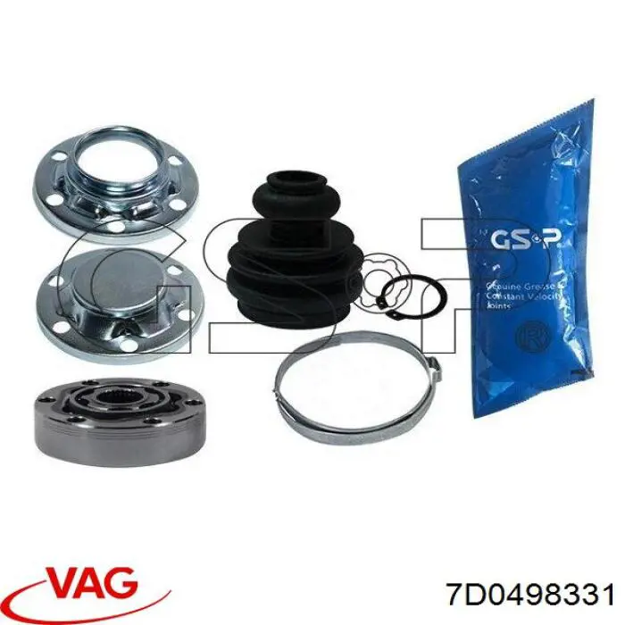 ШРУС внутрішній, передній 7D0498331 VAG