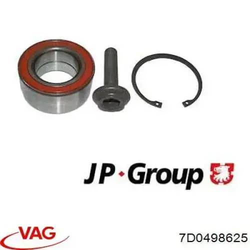 Купити 7D0498625 VAG Підшипник ступиці передньої