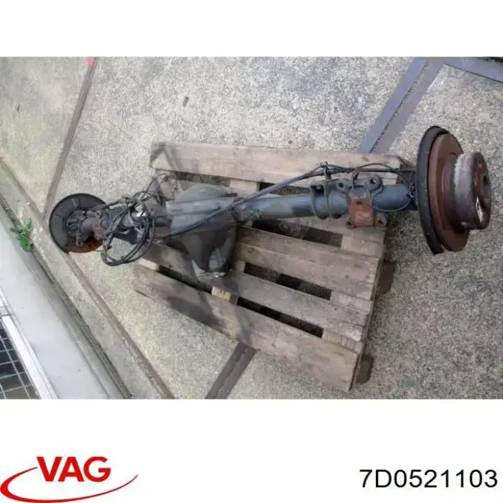 Купити 7D0521103 VAG Кардан передній