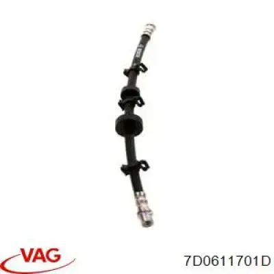 Шланг гальмівний передній VAG 7D0611701D ціна, від 304.93 UAH